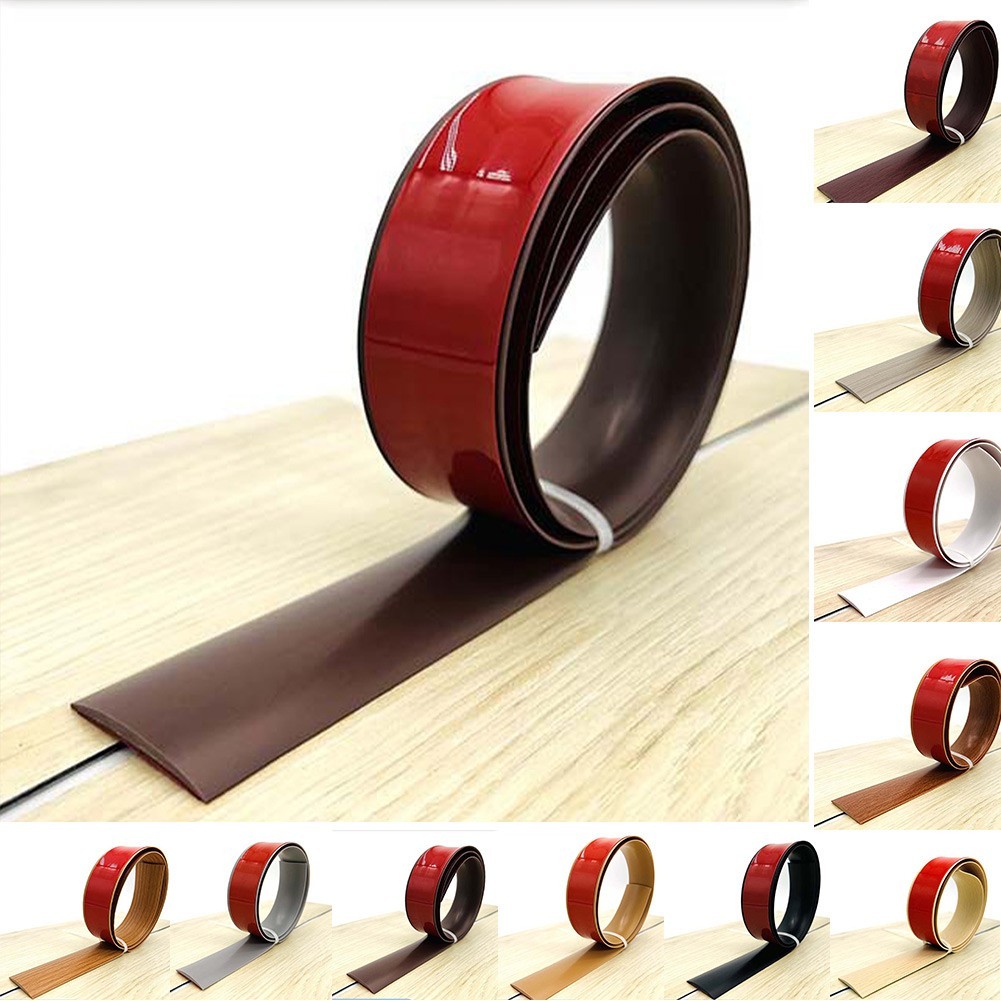PVC Flat Floor Transition Strip Laminate Floor Edging Strips Door Divider Strips