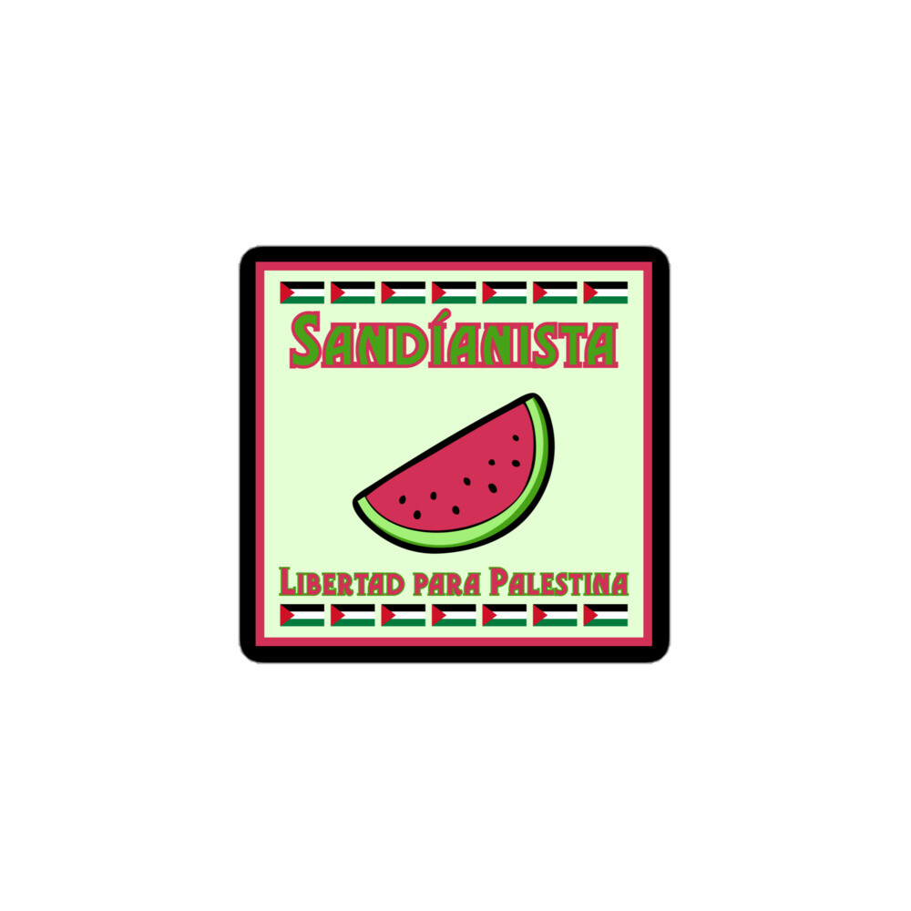 "Sandíanista" Sticker Palestina Palestine Sandía Watermelon Support