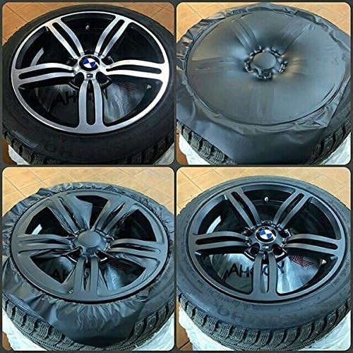 Auto Rim Air-Release Adhesive Vinyl Wrap 24 Inch x 30 Inch 4 Sheet Pack