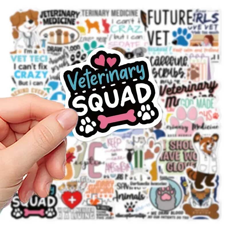 VET Vinyl Stickers [A]Future VETERINARIAN Animal Doctor DOG CAT~WATERPROOF Decal