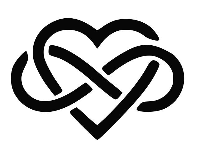 HEART INFINITY SYMBOL Vinyl Decal Car Wall Window Sticker CHOOSE SIZE COLOR