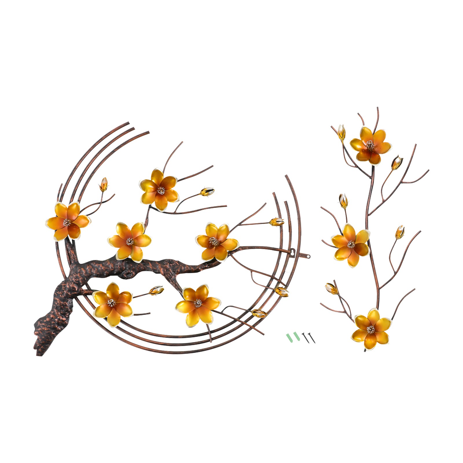 Iron Wall Decor Large Metal Wall Art Decor for Living Room Wall Art Decor Retro