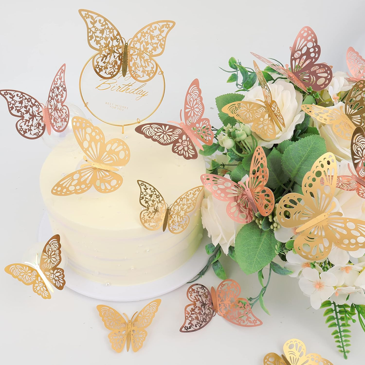 72Pcs 3D Mariposa Pegatinas De Pared Mariposa Decoraci�N DIY Para El Hogar Decor