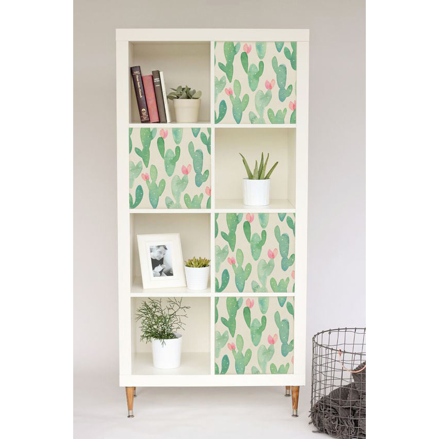 Decals IKEA Kallax / Expedit Cactus sticker Pastel Nursery Ikea Hack Furniture