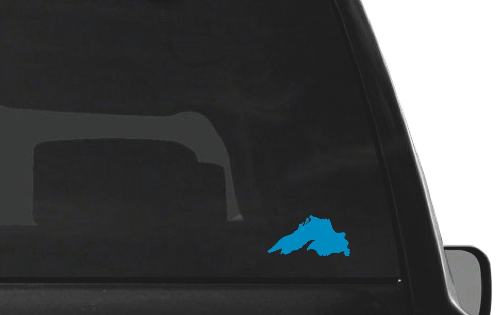 Lake Superior Outline Vinyl Decal Car Window Laptop Sticker