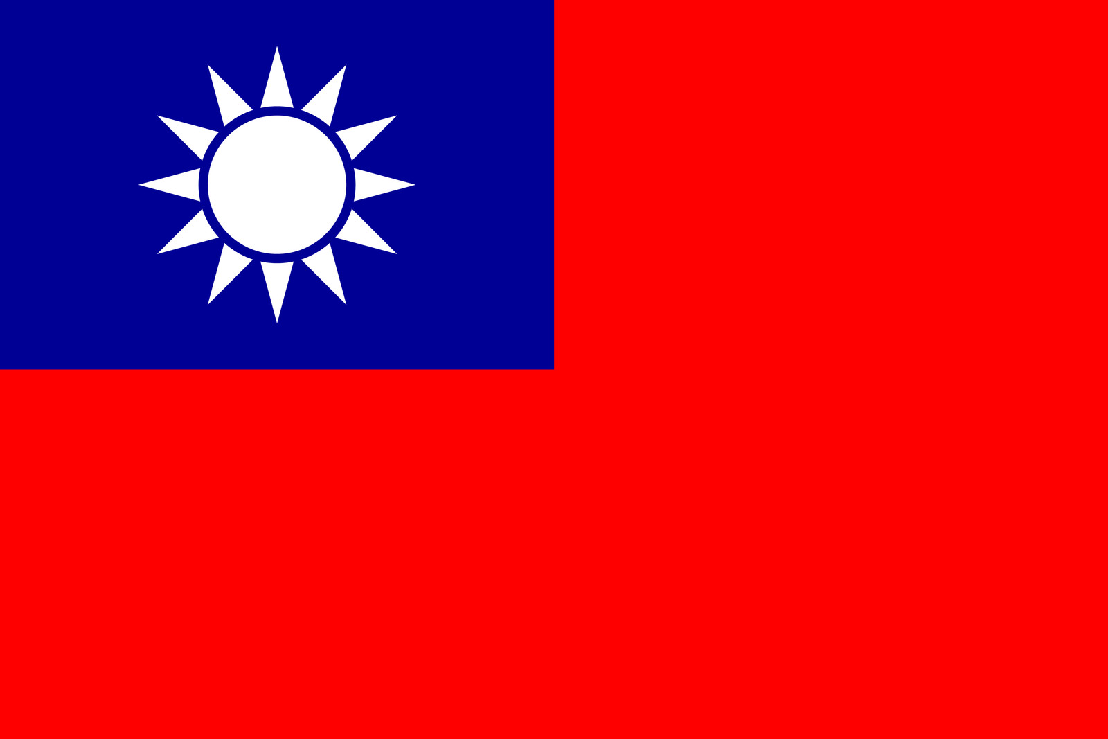 the Republic of China Flag Sticker Decal