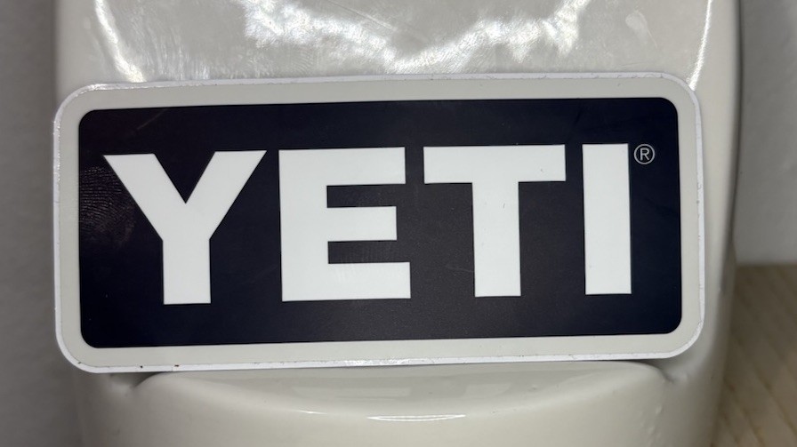 YETI Original Decal 4’ in x 1.75’ in – NAVY/WHITE Vinyl Sticker – Fast Shipping