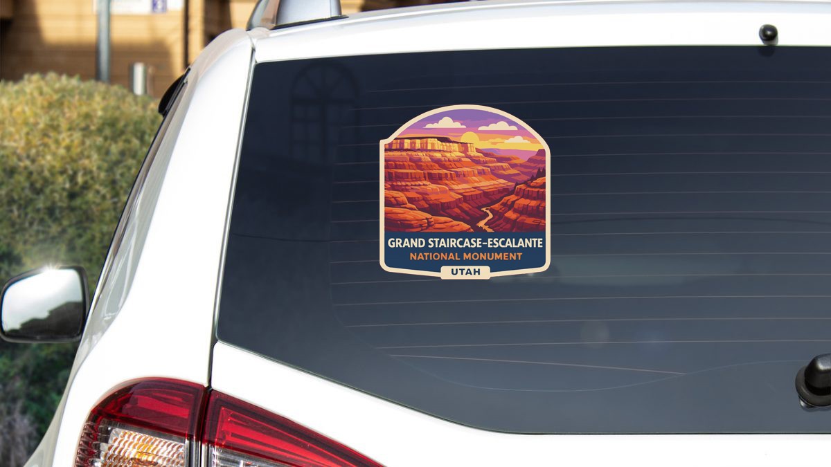 Grand Staircase–Escalante Utah Sticker Decal Vinyl Die-Cut US National Monuments