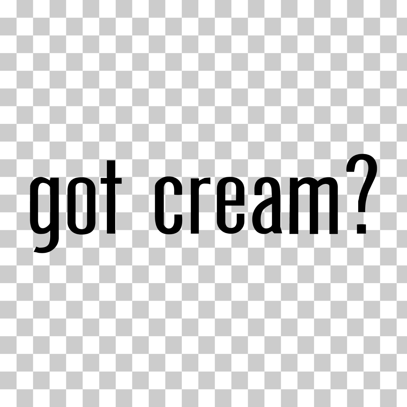 Got Cream? Custom Vinyl Sticker Decal Skin Care Cosmetics Lotion Dairy
