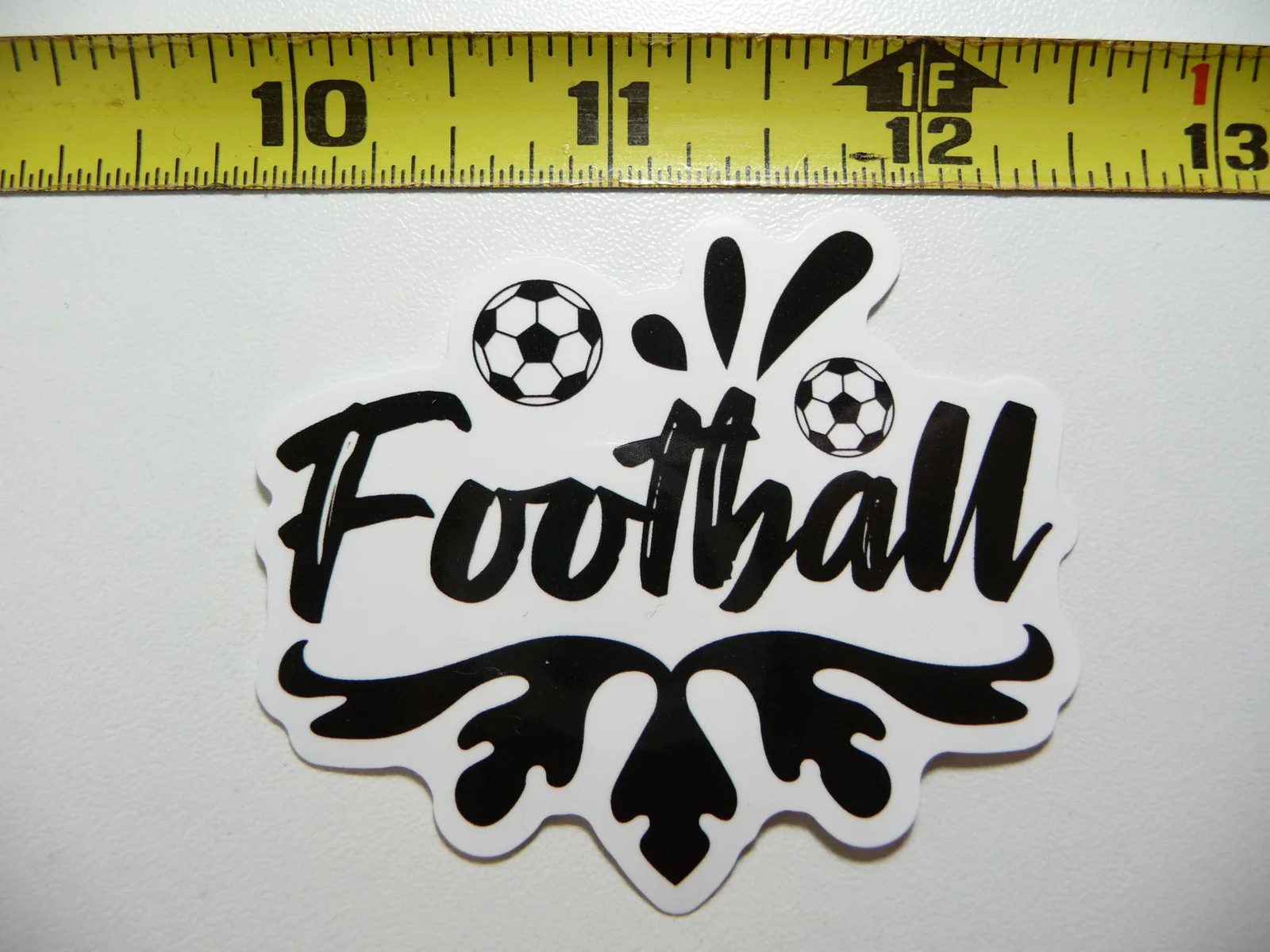 SOCCER FOOTBALL BALLS SMALL STICKER DECAL SCHOOL GAME TEAM MATCH SPORTS