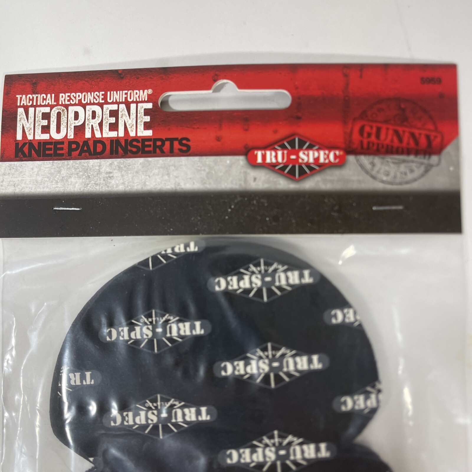 Tru Spec Tactical Neoprene Kneepads 2-Set Insert for knee pocket tac pants. New