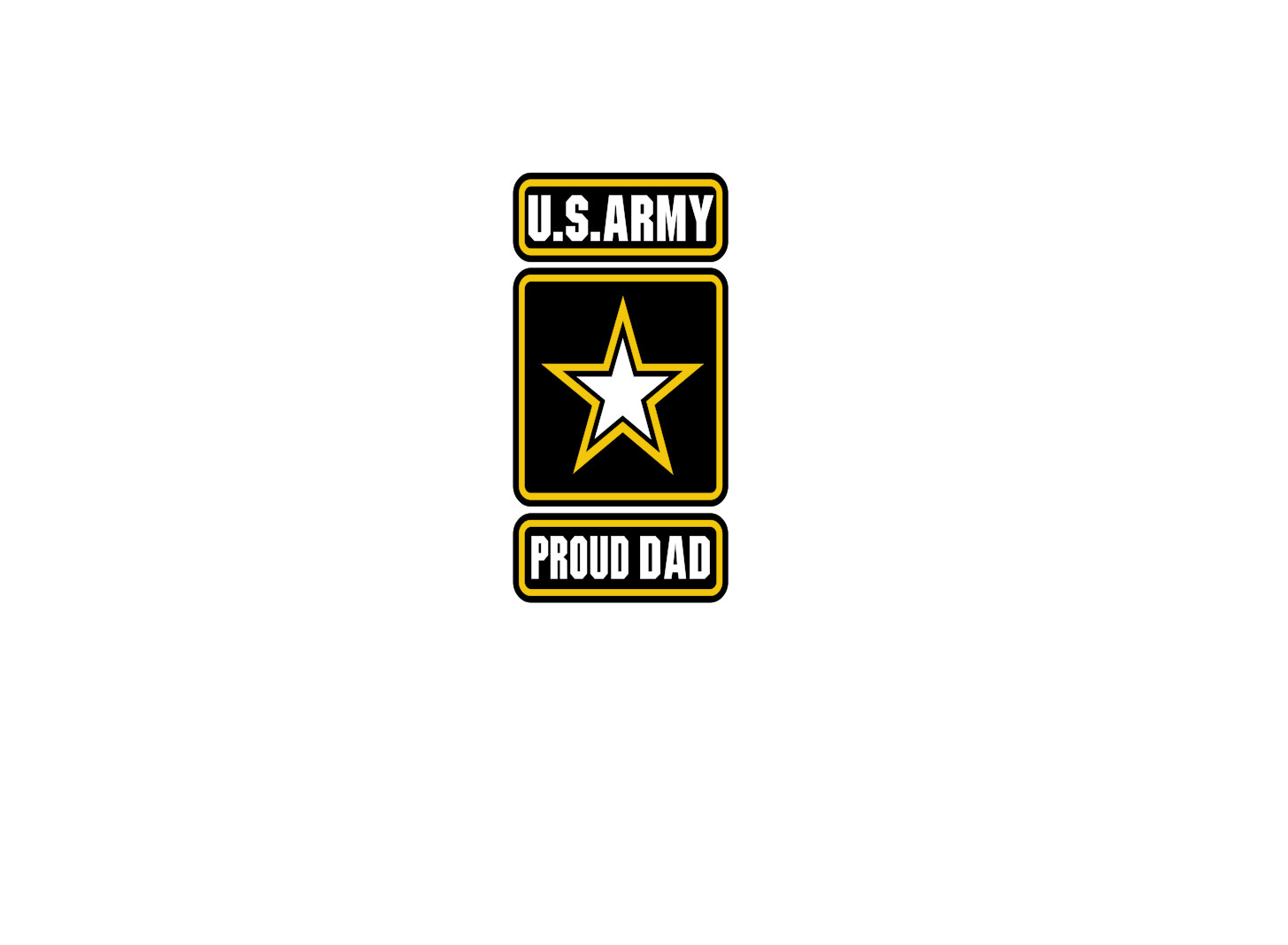 U.S Army Strong Proud Vinyl Decal Sticker Military Car Dad Mom Son Wife Active