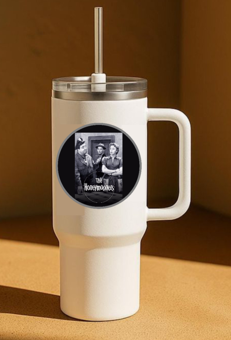 The Honeymooners B/W (Classic TV) – 4" Vinyl Decal Handmade Laptop Decor Vehicle