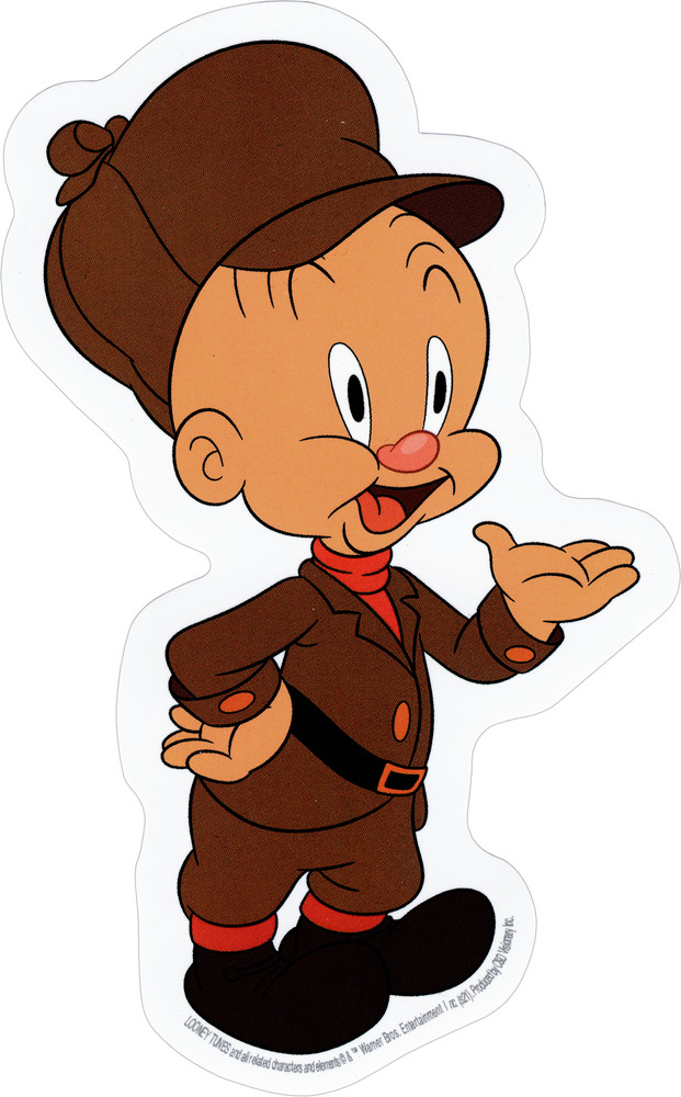 Sticker – Elmer Fudd Looney Tunes Die Cut 60's cartoons Television & TV Stars