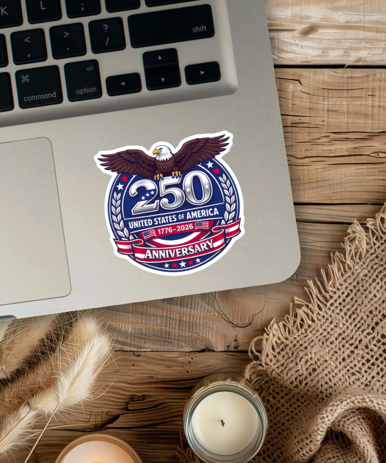 USA 250th Anniversary 1776-2026 America 250 Semiquincenten Sticker
