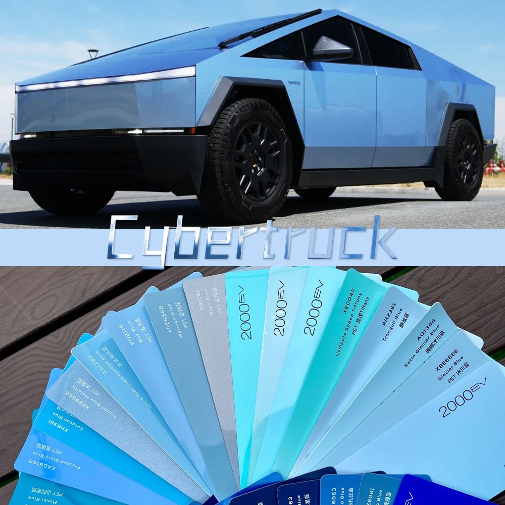 For Tesla Cybertruck PreCut Paint Protection Film PPF Kit Wrap Color Multi-color