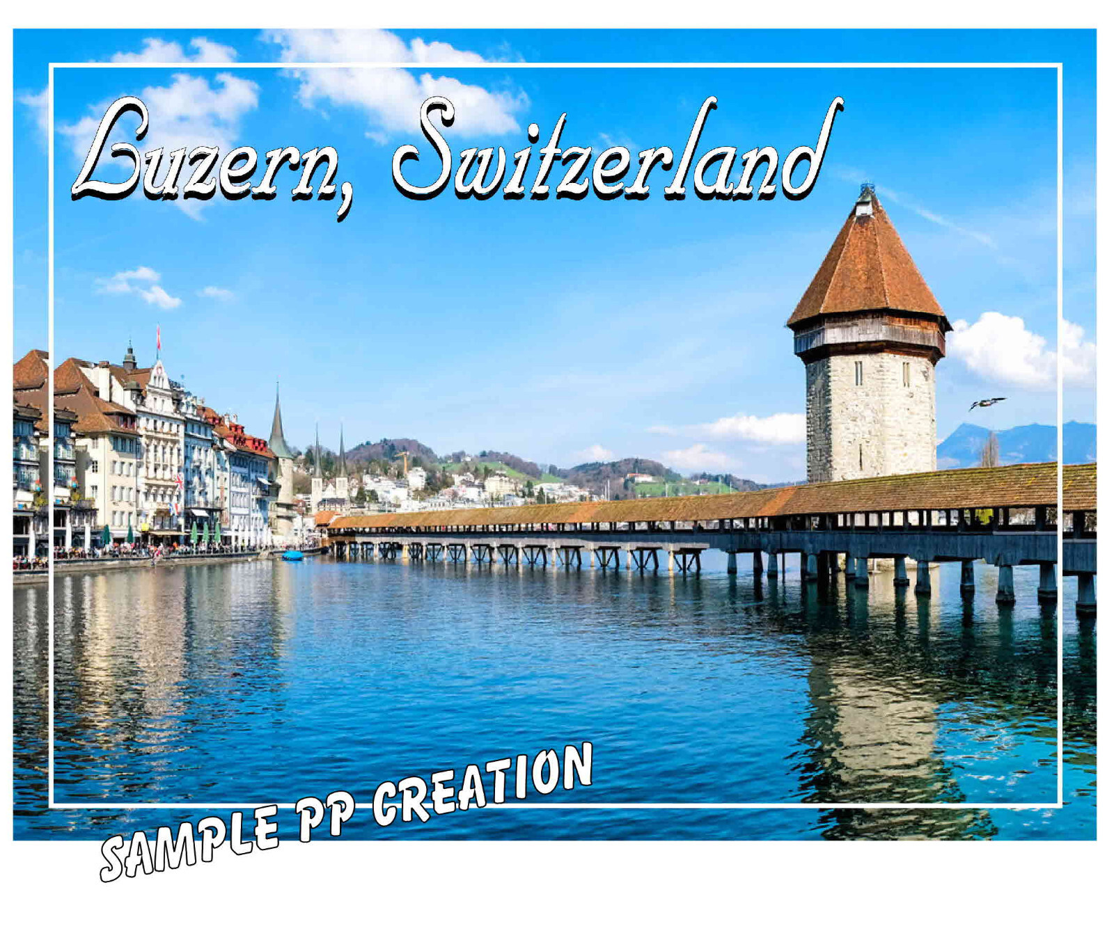 LUZERN, SWITZERLAND photo fridge MAGNET 4 X 3 inches TRAVEL