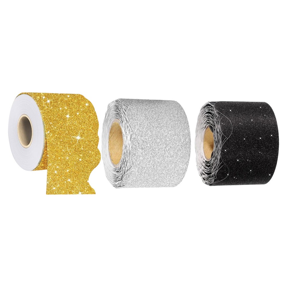3 Rolls Holiday Bulletin Board Borders Paper Trim Classroom Decor