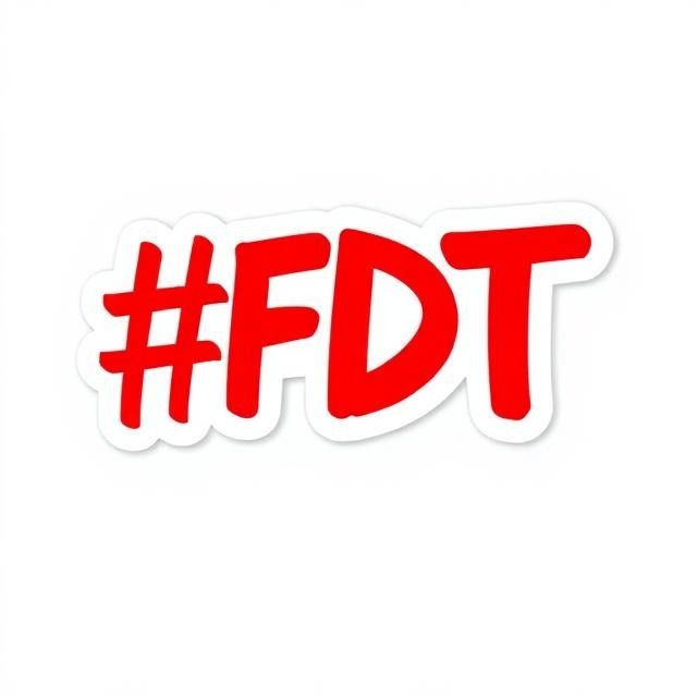 Political Freedom #FDT Sticker Protest Activist Vinyl Decal Car