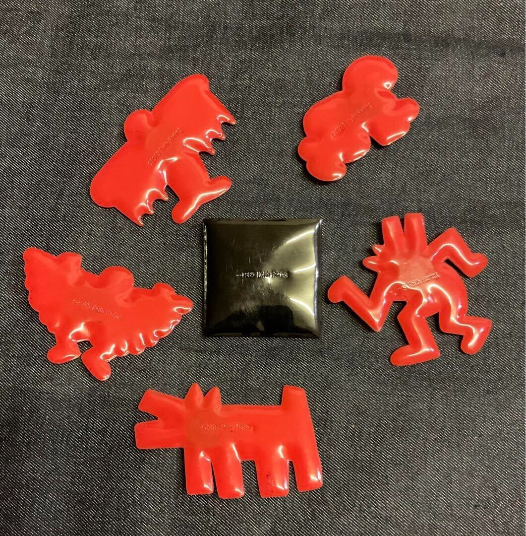 Keith Haring POP SHOP TOKYO Sticker & Magnets 1987 Silk Screen 10.2 x 14.3 in