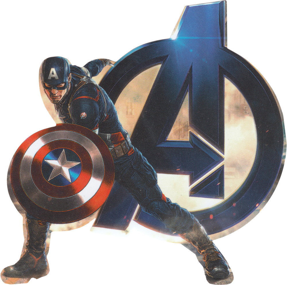 Sticker – Captain America Avengers A Marvel Comic Superhero 3.5" Decal #5681