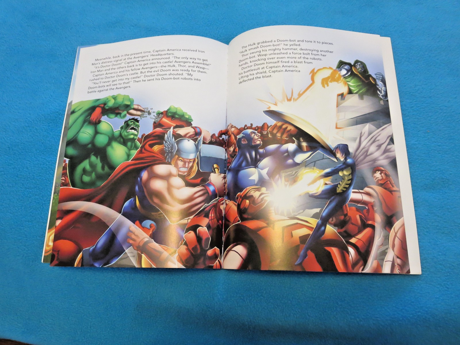 Marvel Heroes Blast Off! Wall Clings Paperback Book