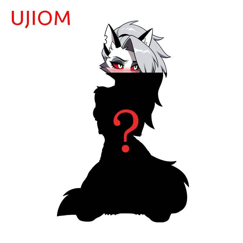 UJIOM Loona Anime Figure Wall Sticker Vinly Decal Suitable For Wardrobe Decor