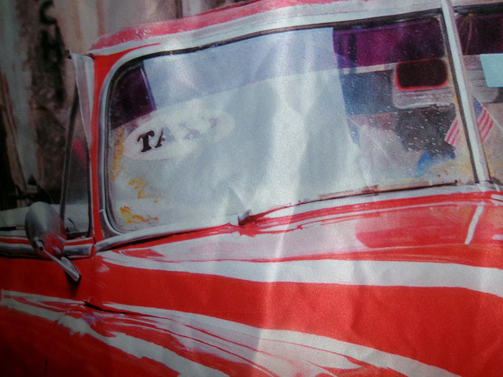 Wall Decor XXXL Classic Car Sz. 78" Horizontal 59" Vertical One Sided