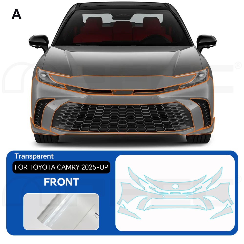 For Toyota Camry 2025-UP Full Car PPF Kit Precut Paint Protection Film Clear TPU