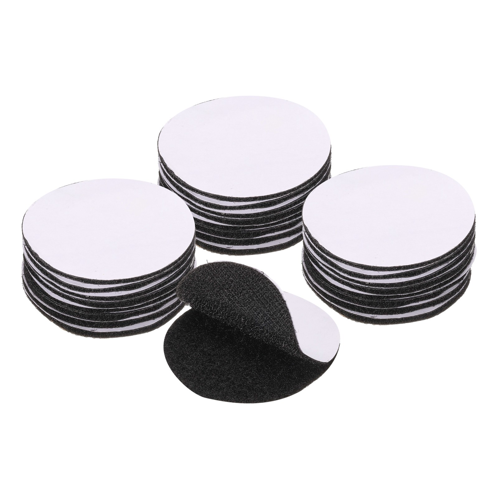 36pcs Adhesive Strips for 2.4" Black with Sticker