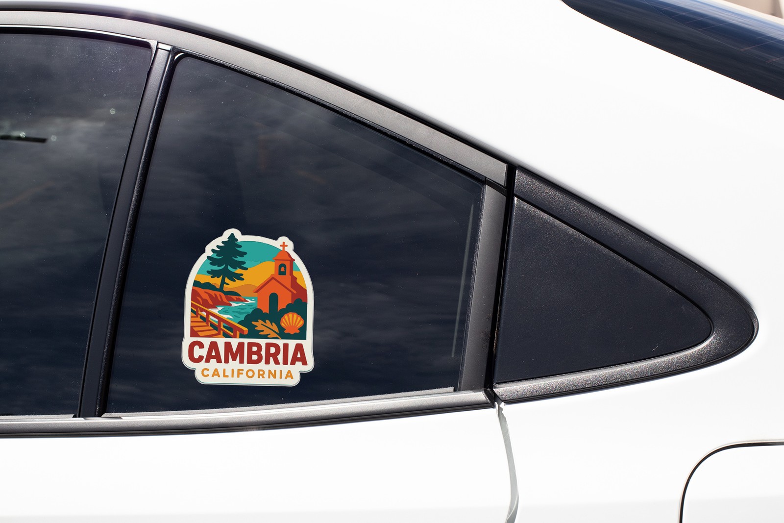 Cambria Sticker Decal Vinyl Die-Cut City Skyline Landmark Design