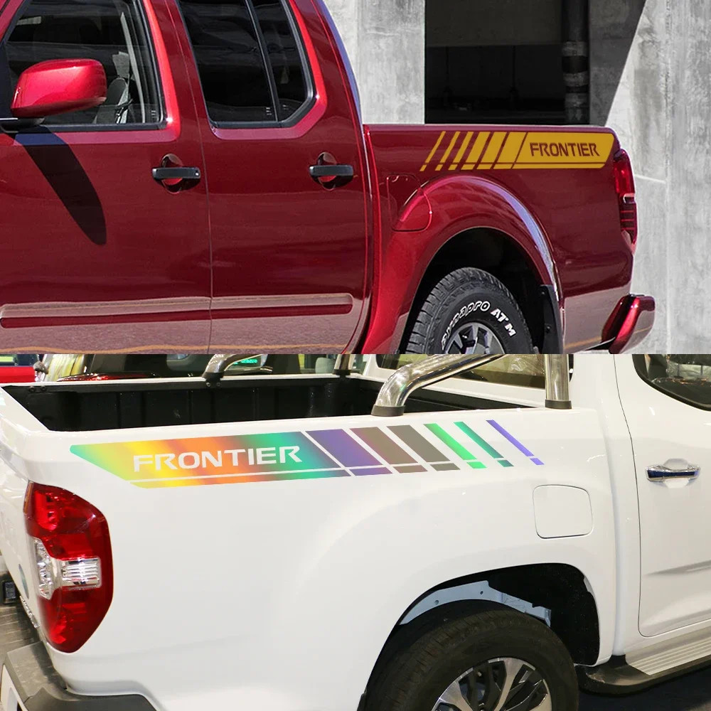 Rear Trunk Side Decal for Nissan Frontier NP300 | Vinyl Truck Graphic 2-Pack