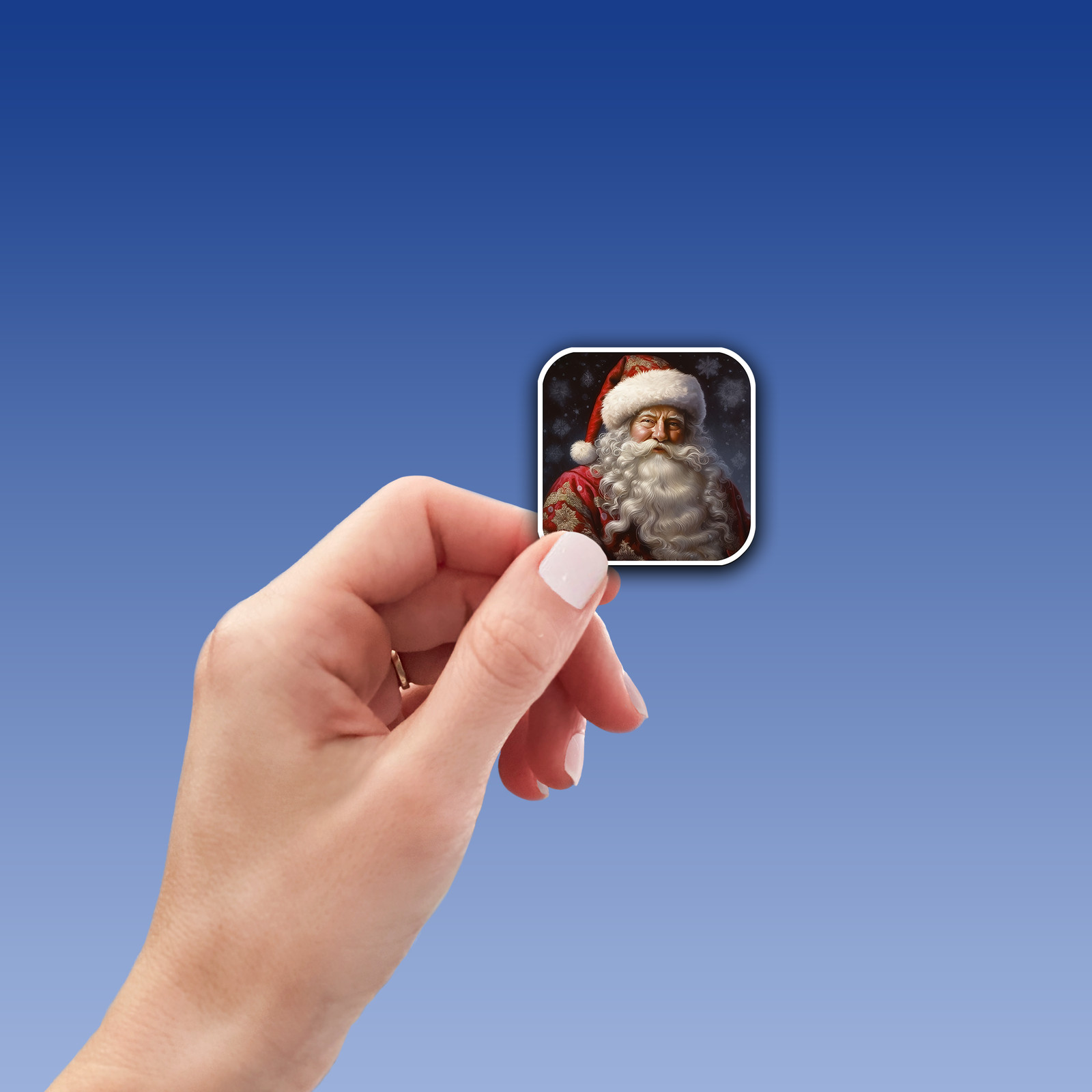 Santa Claus Vinyl Sticker – Bring the Magic of Christmas Anywhere