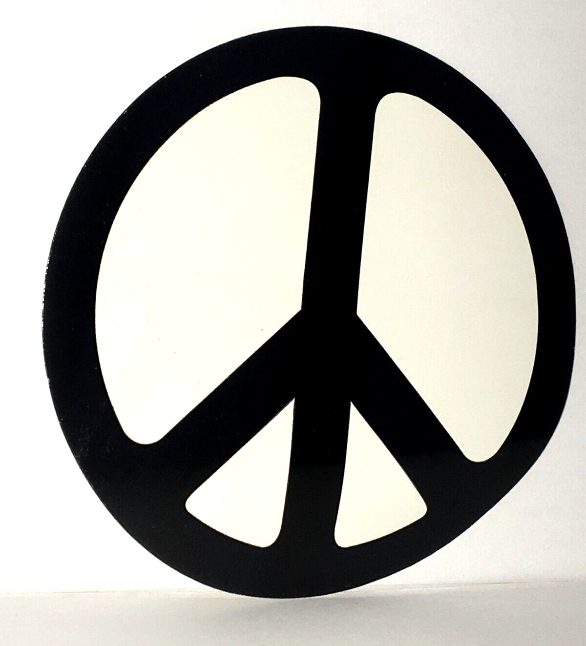 PEACE SIGN VENDING MACHINE STICKER Black And White MEDIUM SIZED Hippie VINTAGE