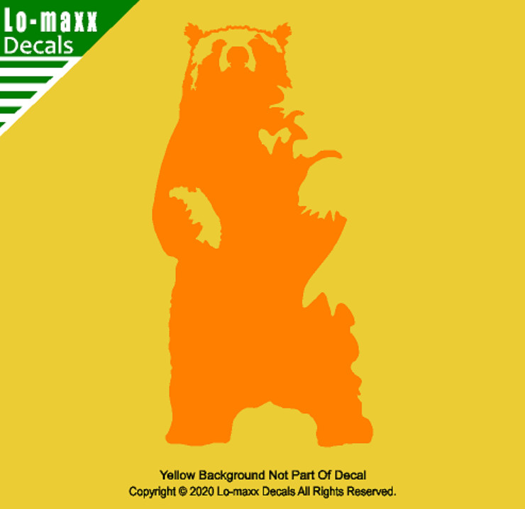 Bear Art Truck Car RVs SUV Trailer Boat Gun Case Hunting Die Cut Vinyl Decal