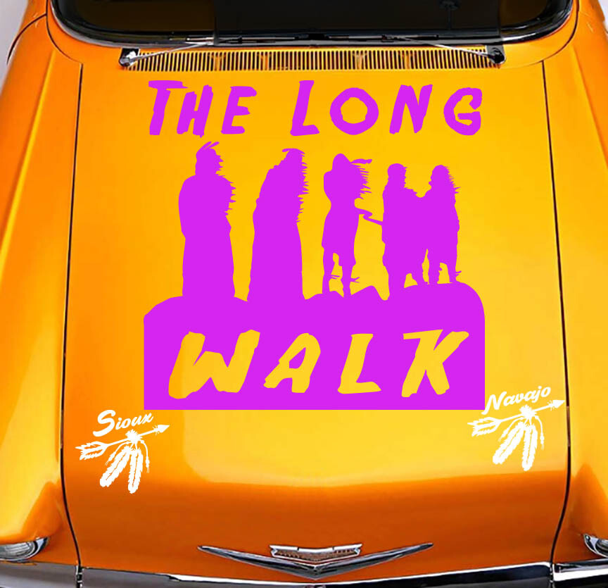 Native American The Long Walk Navajo Pueblo Hopi Zuni Indian sticker decal