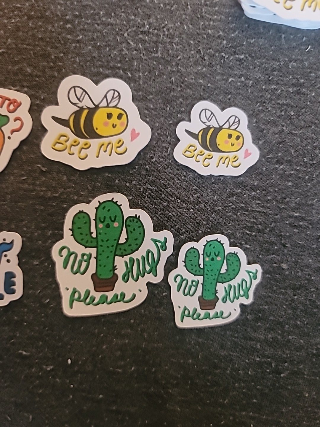 Cute Set Of 8 Stickers