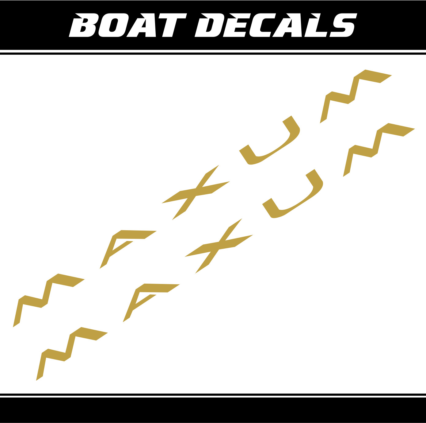 Maxum Sticker set 80" XXL Boat decal replacement cruiser yacht vinyl kit ORACAL