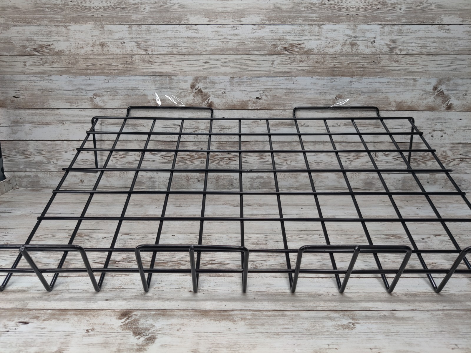 Black Angled Wire Shelf For Slatwall Display Rack (Pack of 6) EBL/SL22