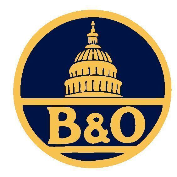B & O Baltimore & Ohio Railroad Railway Train Sticker Decal R4906