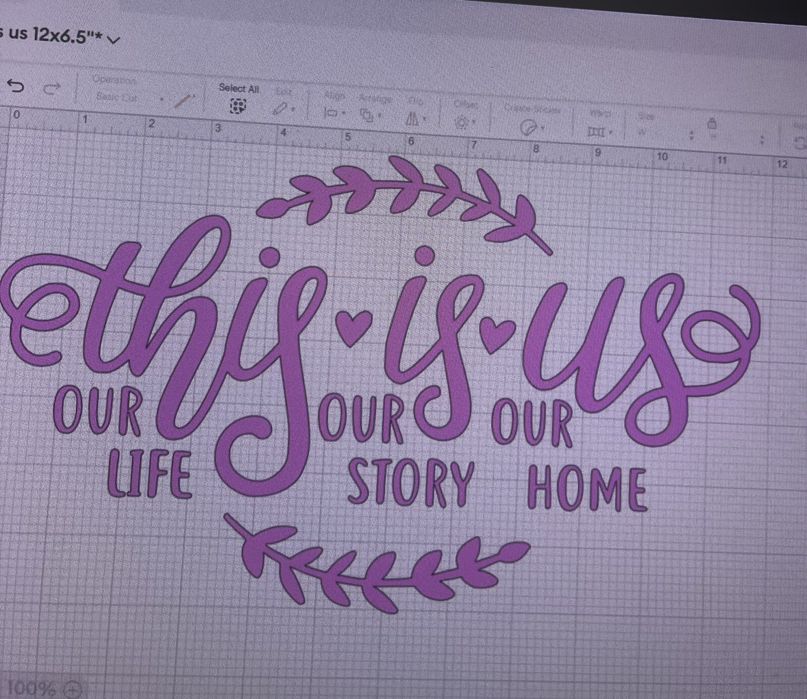 "This is us" Our Family Home decal sticker, Removable vinyl Wall decor 12×6.5"
