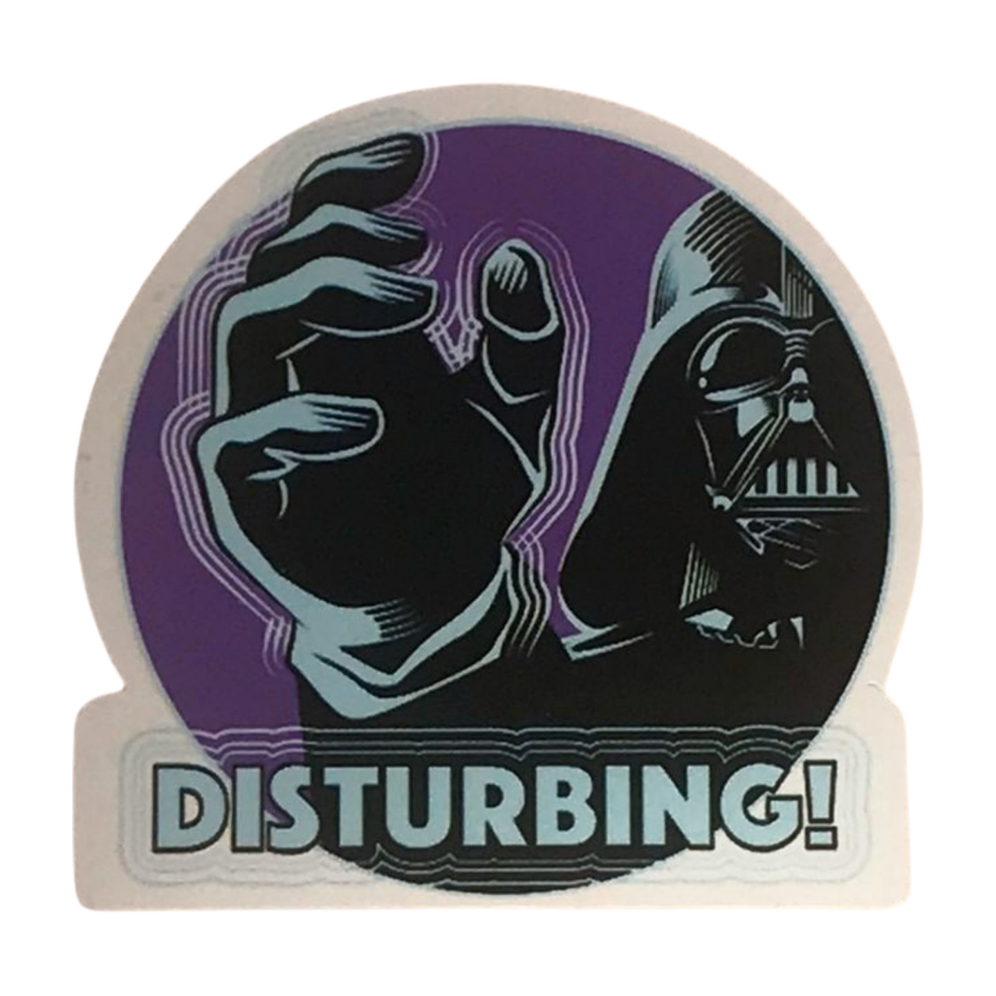 Darth Vader 'Disturbing!' Sticker