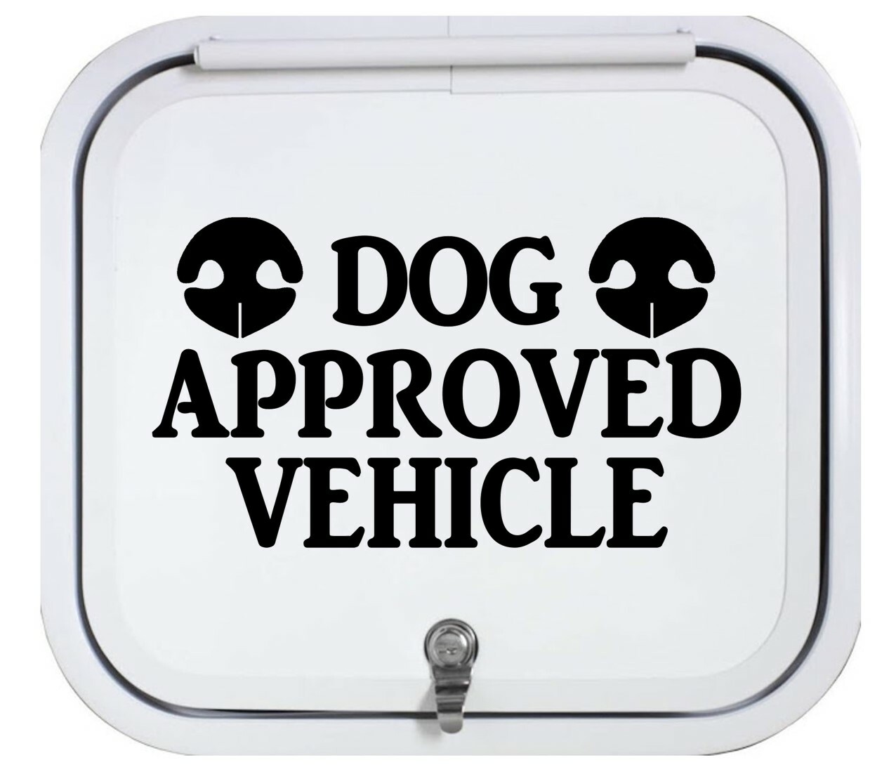 Dog Approved Vehicle Decal Sticker for Car Window Pet Gift Accessory Art BG476