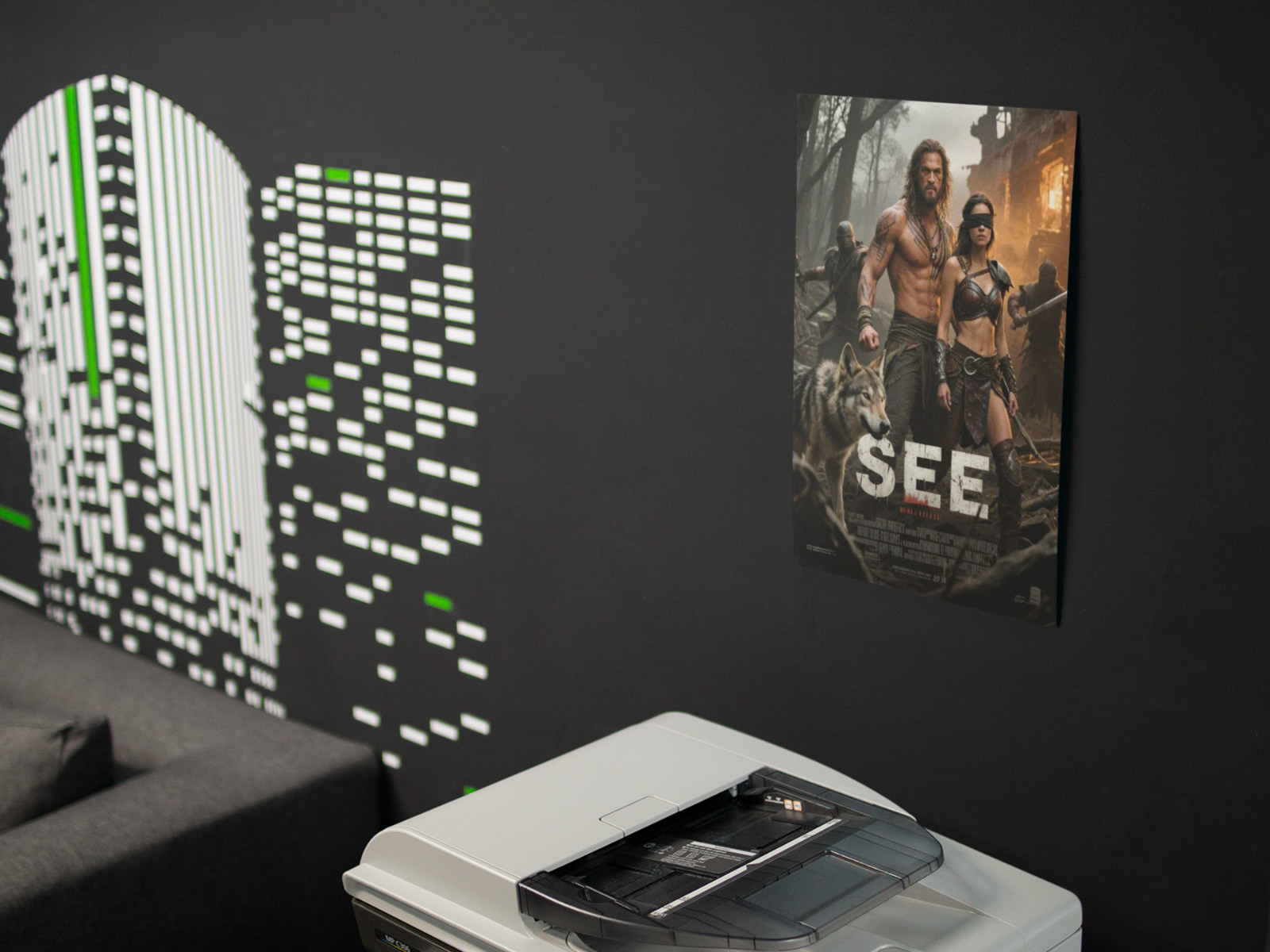 Post Apocalyptic Action Series Wall Vinyl Decal Poster Print Removable Adhesive