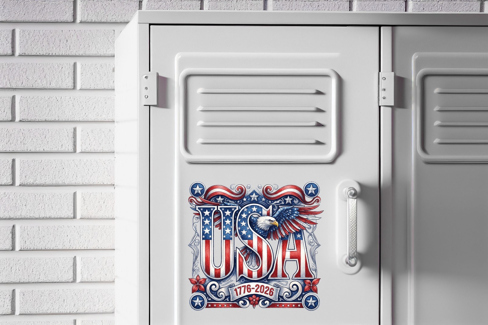 Eagle 250th Anniversary 4th of July UV DTF Transparent Sticker / Decal