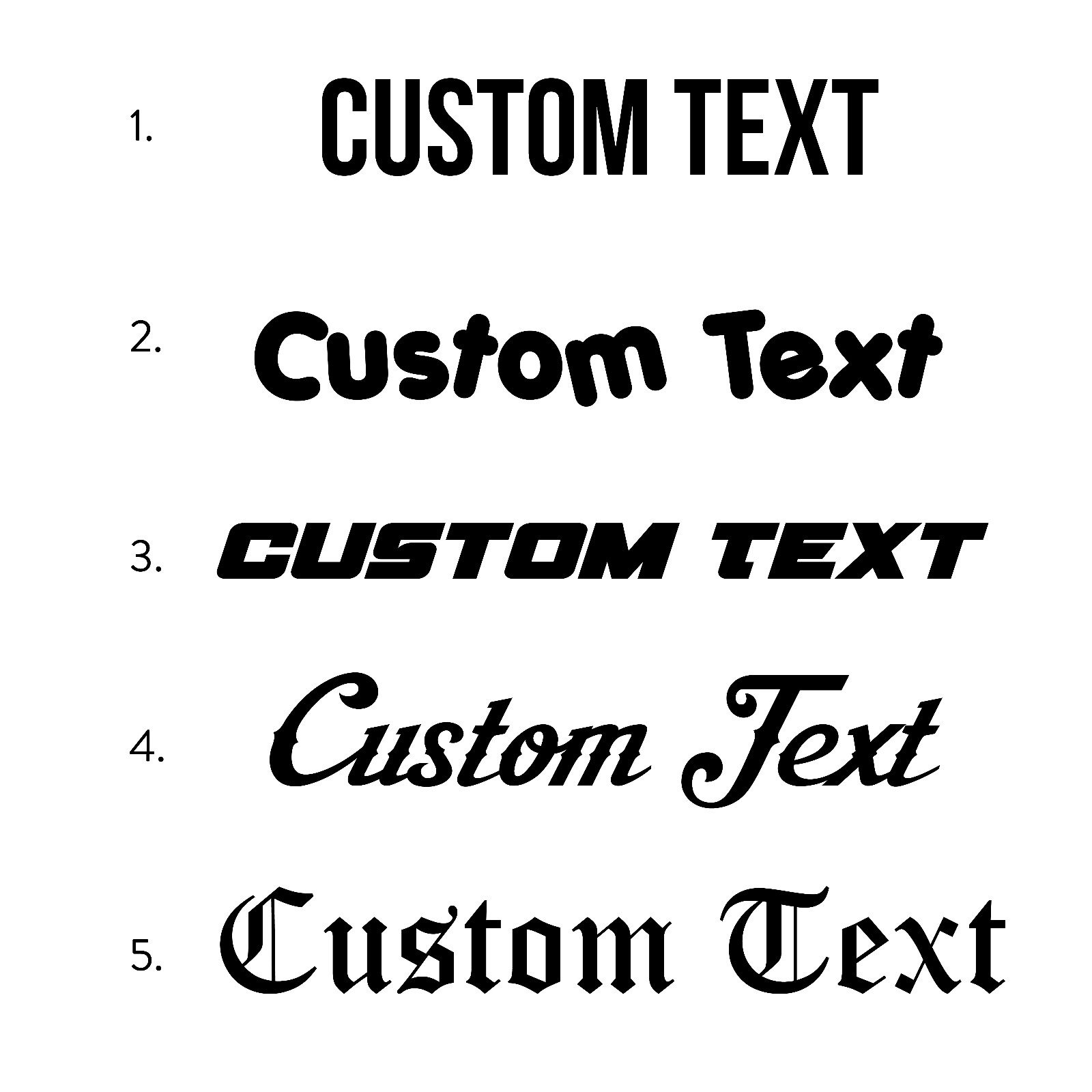 Custom Text Vinyl Banner Sticker Decal Signage Car Truck Business Wall Window