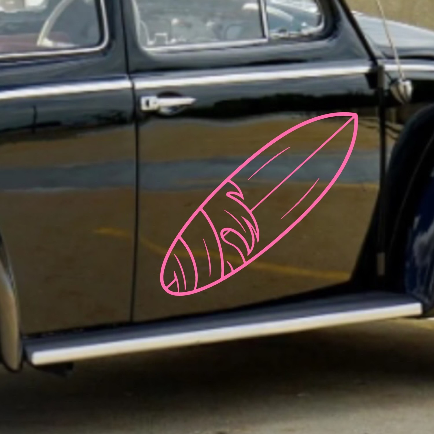 Surfboard Vinyl Decal for cars Windows Laptops Any Smooth Surface design #23