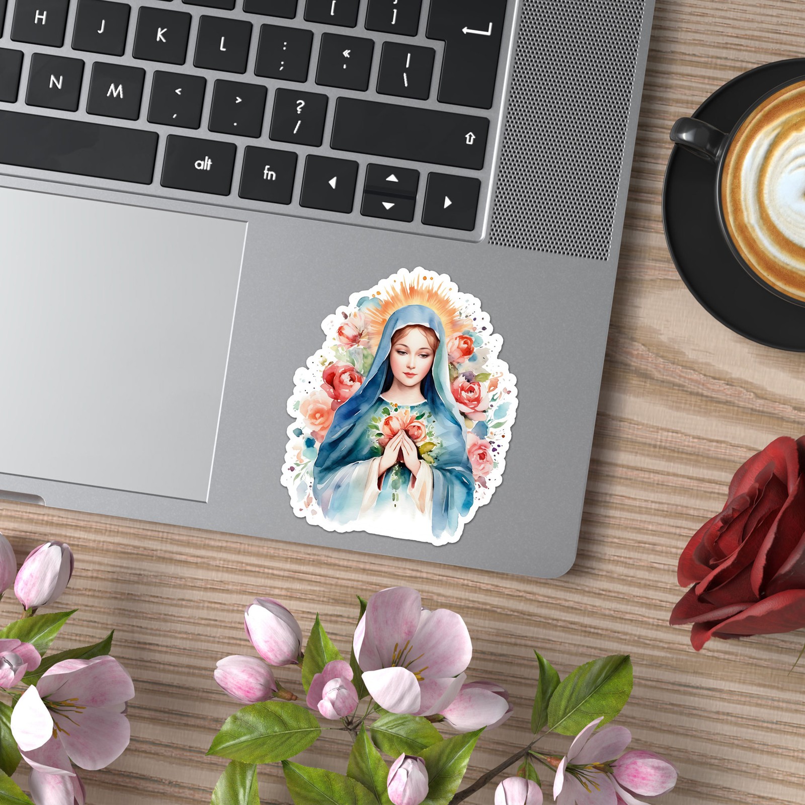 Virgin Mary – Vinyl Decal Sticker – Car Window Laptop – ebn11368