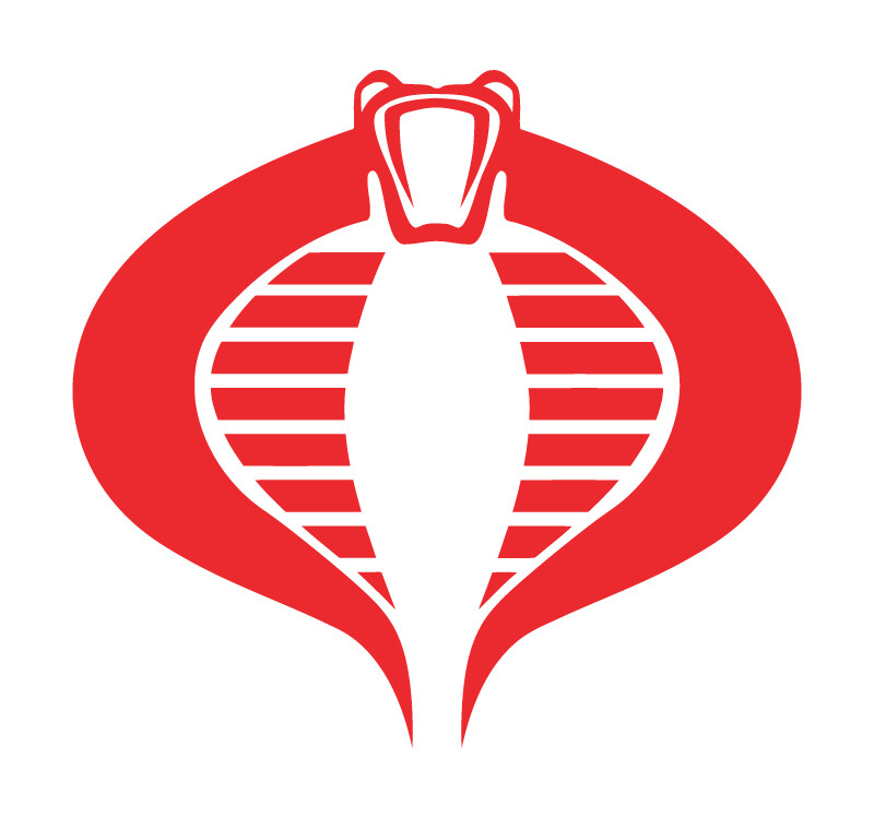 GI Joe Cobra Command Die cut VINYL DECAL – Logo Car Window Sticker phone laptop