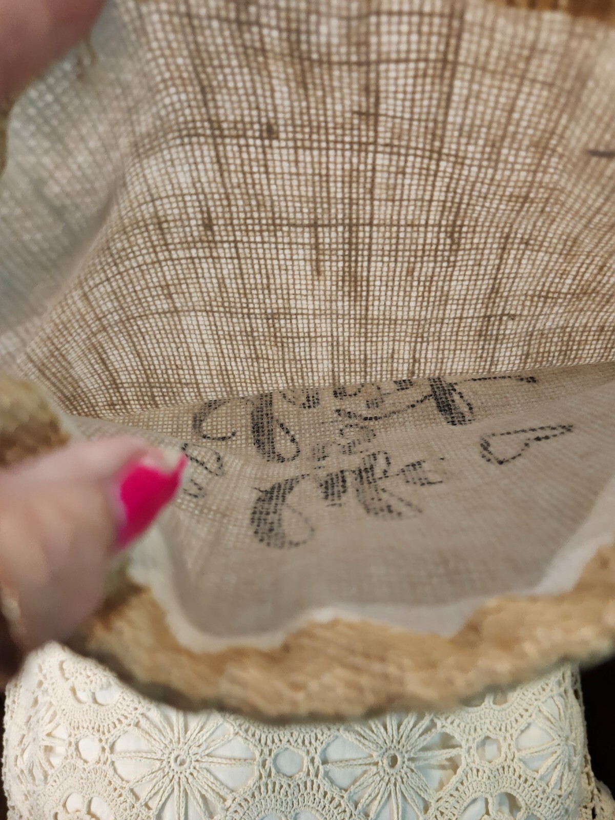 10 X 14 BURLAP BAG WITH THE SAYING ON IT, LIFE IS SHORT MAKE IT SWEET